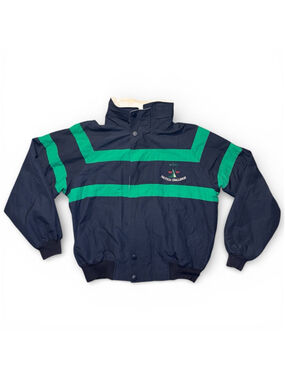 Vintage Nautica Navy Green Nauica Challenge Jacket Sz XL